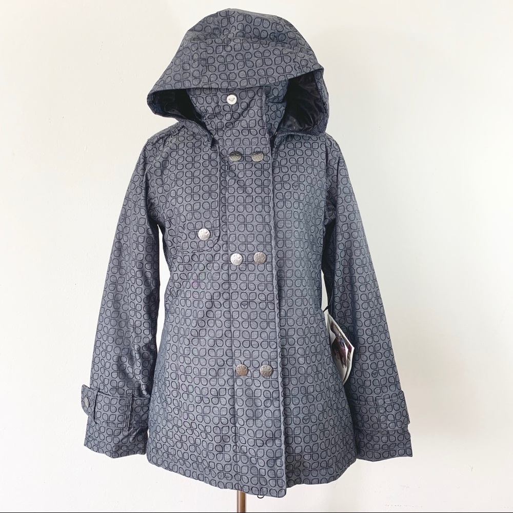 NWT Roxy 5k Silver Waterproof Jacket S